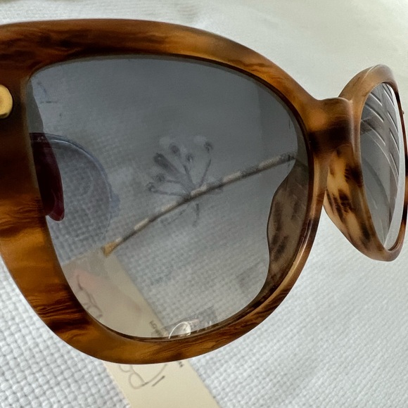 LOUIS VUITTON Damier Azur Charlotte Sunglasses Z0917W Tortoise Multi Pivot Flat - Picture 12 of 16